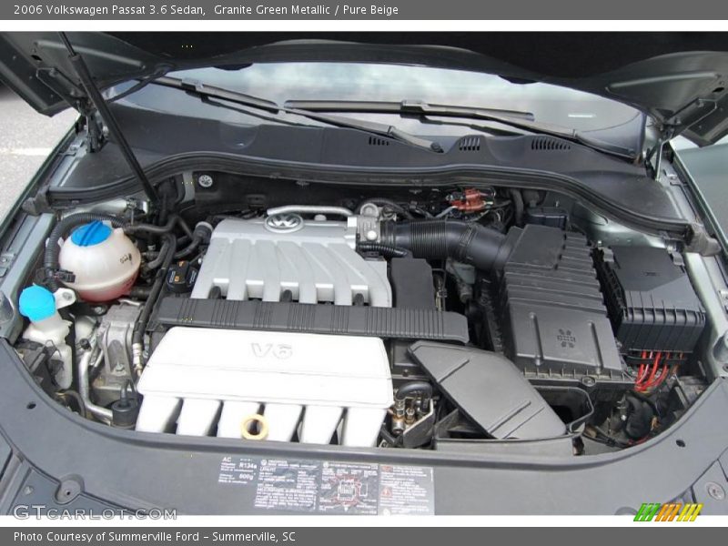 Granite Green Metallic / Pure Beige 2006 Volkswagen Passat 3.6 Sedan