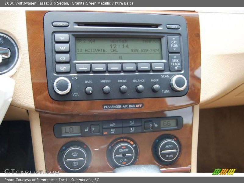 Granite Green Metallic / Pure Beige 2006 Volkswagen Passat 3.6 Sedan