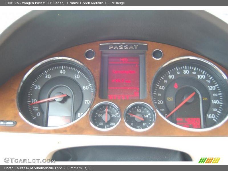 Granite Green Metallic / Pure Beige 2006 Volkswagen Passat 3.6 Sedan