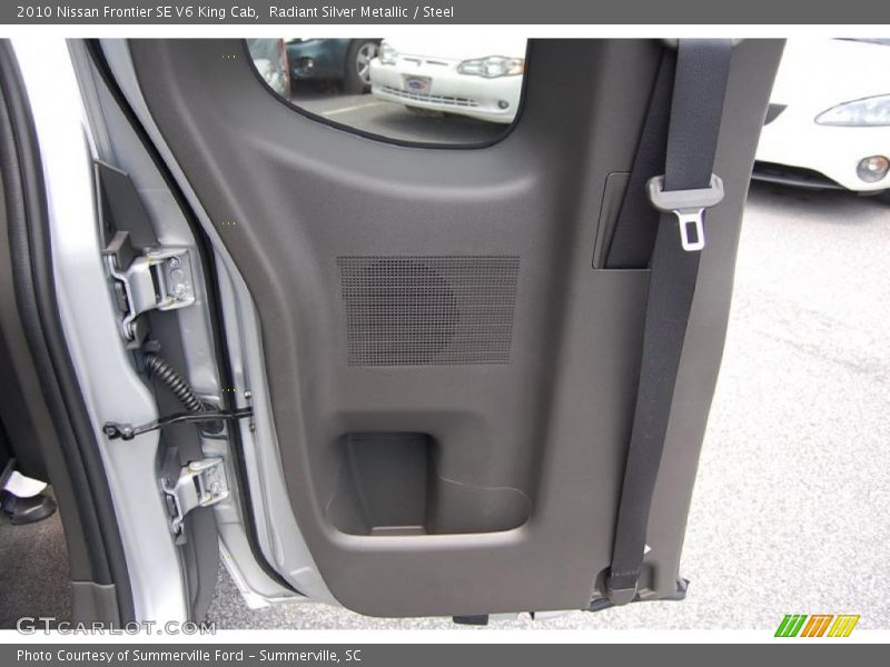 Radiant Silver Metallic / Steel 2010 Nissan Frontier SE V6 King Cab