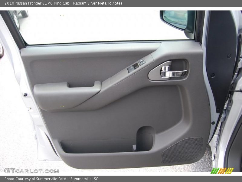 Radiant Silver Metallic / Steel 2010 Nissan Frontier SE V6 King Cab