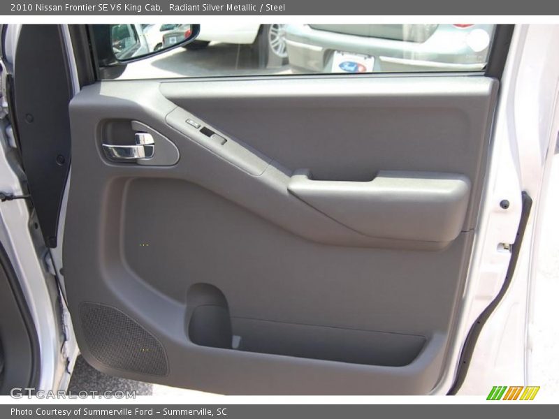 Radiant Silver Metallic / Steel 2010 Nissan Frontier SE V6 King Cab