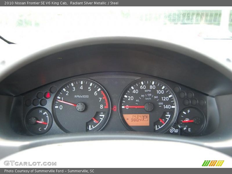 Radiant Silver Metallic / Steel 2010 Nissan Frontier SE V6 King Cab