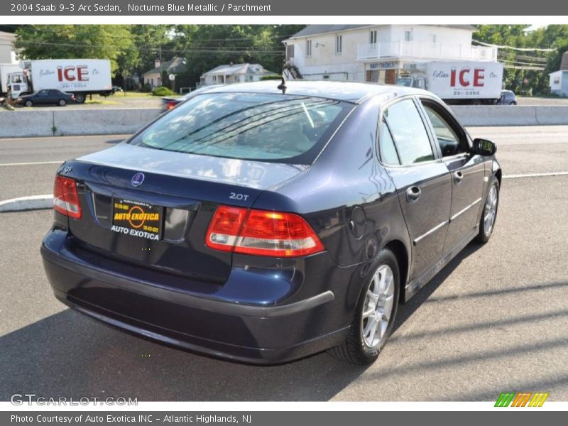 Nocturne Blue Metallic / Parchment 2004 Saab 9-3 Arc Sedan