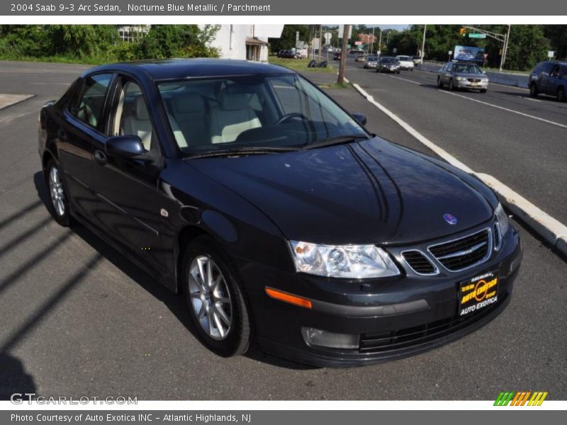 Nocturne Blue Metallic / Parchment 2004 Saab 9-3 Arc Sedan
