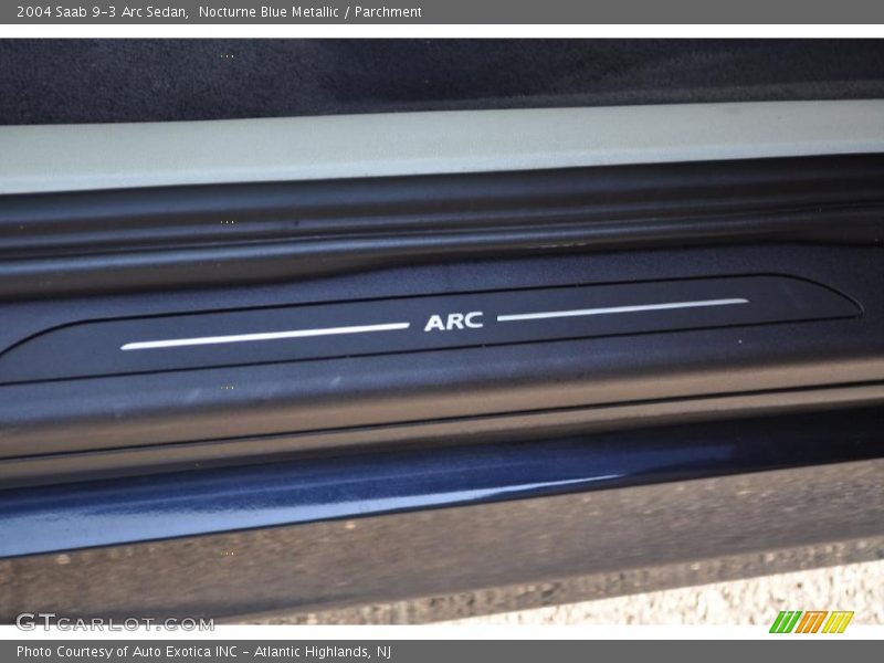 Nocturne Blue Metallic / Parchment 2004 Saab 9-3 Arc Sedan