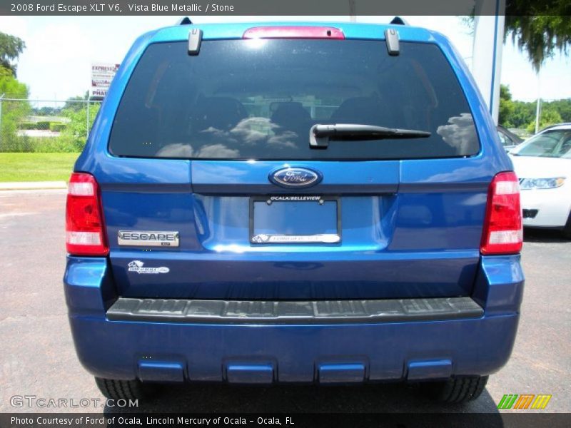 Vista Blue Metallic / Stone 2008 Ford Escape XLT V6