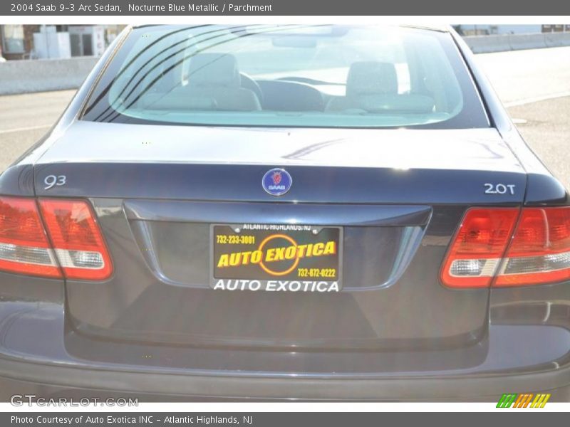 Nocturne Blue Metallic / Parchment 2004 Saab 9-3 Arc Sedan