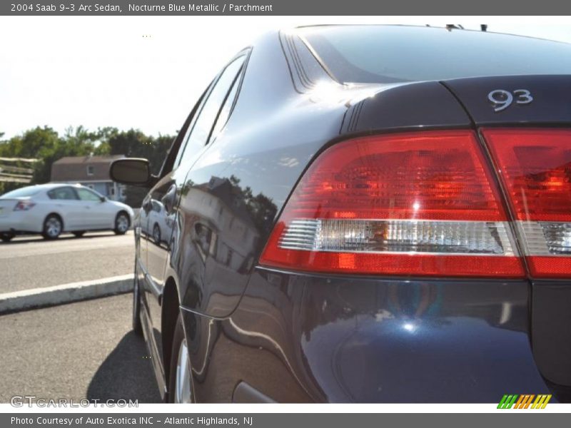 Nocturne Blue Metallic / Parchment 2004 Saab 9-3 Arc Sedan