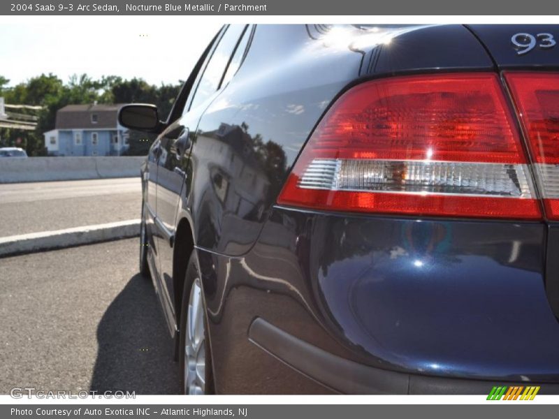 Nocturne Blue Metallic / Parchment 2004 Saab 9-3 Arc Sedan