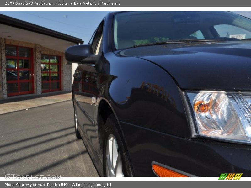 Nocturne Blue Metallic / Parchment 2004 Saab 9-3 Arc Sedan