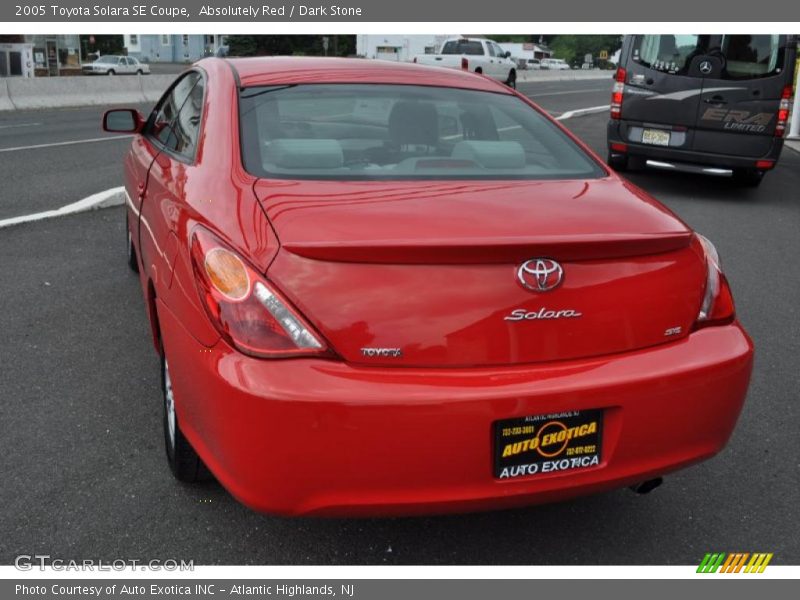 Absolutely Red / Dark Stone 2005 Toyota Solara SE Coupe