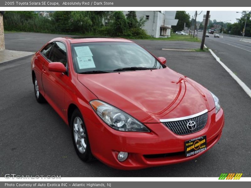 Absolutely Red / Dark Stone 2005 Toyota Solara SE Coupe