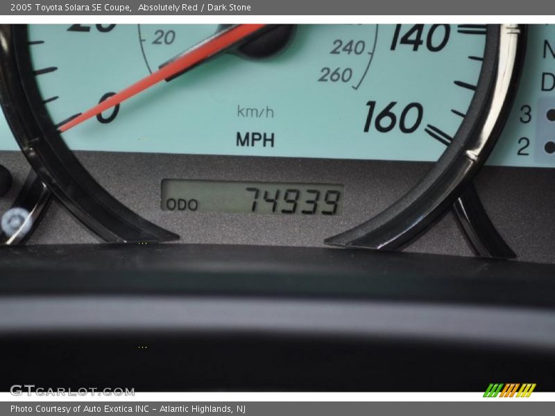 Absolutely Red / Dark Stone 2005 Toyota Solara SE Coupe