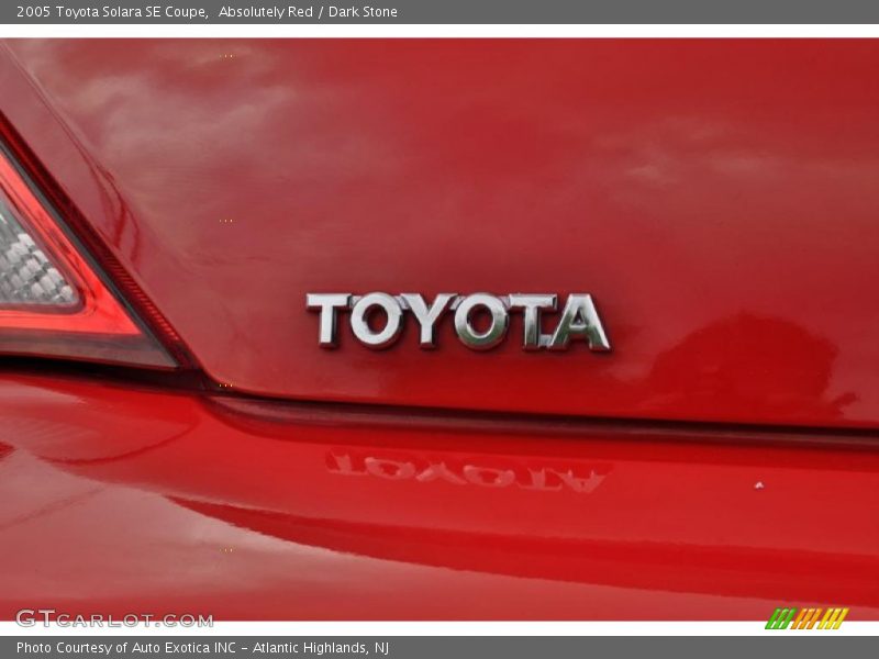 Absolutely Red / Dark Stone 2005 Toyota Solara SE Coupe