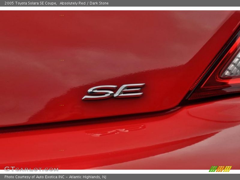 Absolutely Red / Dark Stone 2005 Toyota Solara SE Coupe