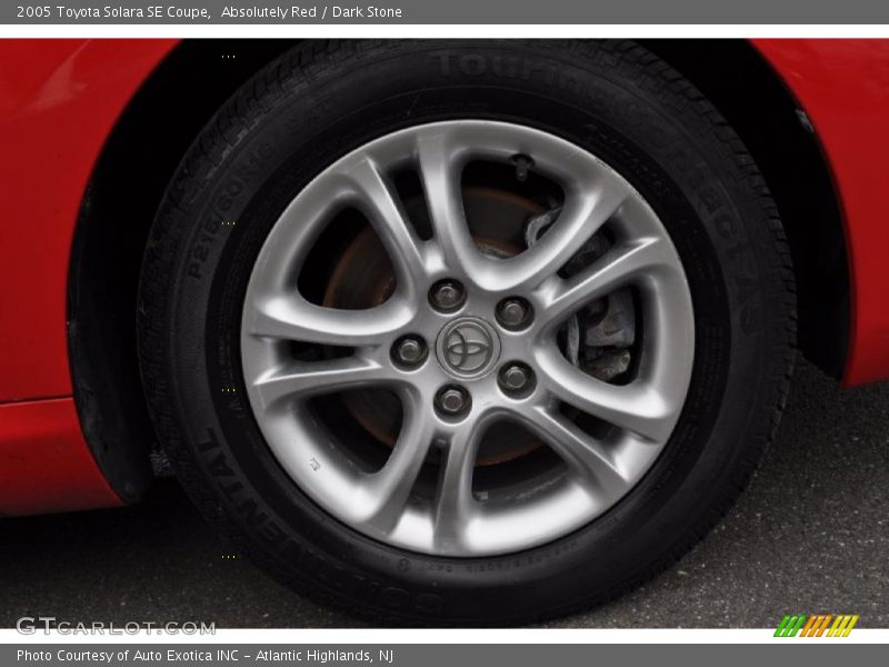 Absolutely Red / Dark Stone 2005 Toyota Solara SE Coupe