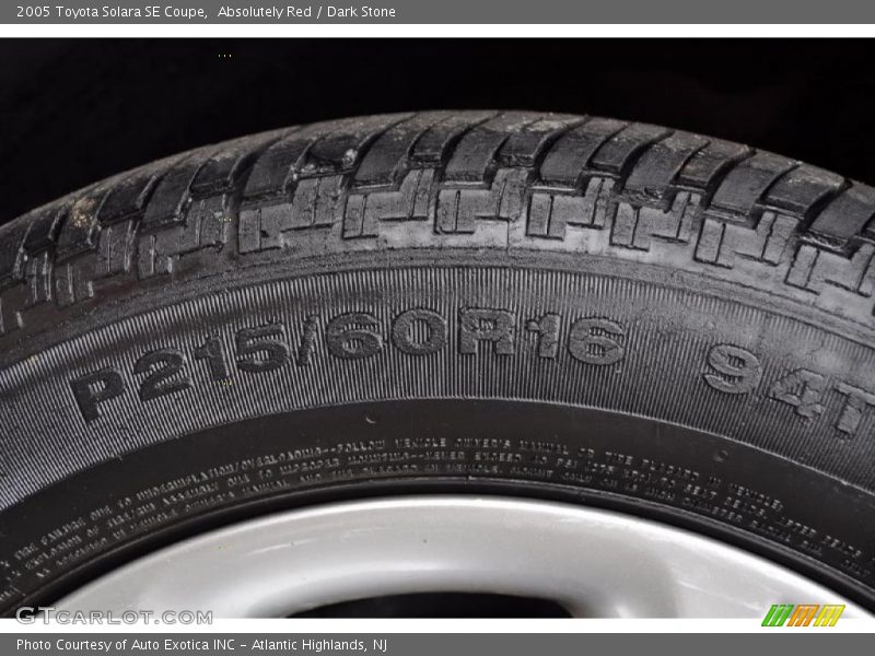 Absolutely Red / Dark Stone 2005 Toyota Solara SE Coupe