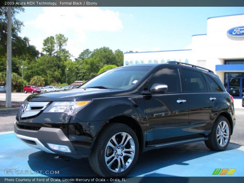 Formal Black / Ebony 2009 Acura MDX Technology