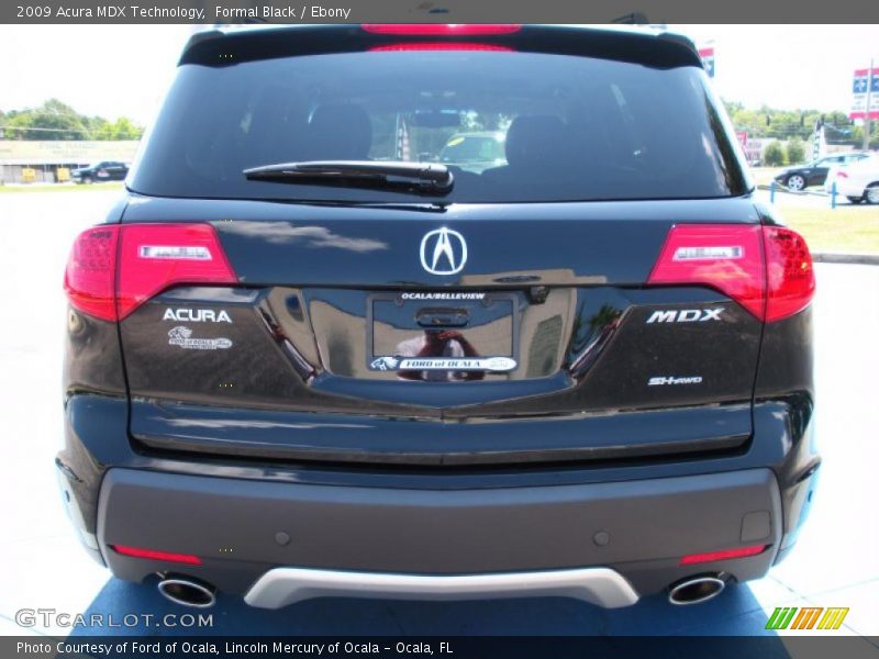 Formal Black / Ebony 2009 Acura MDX Technology
