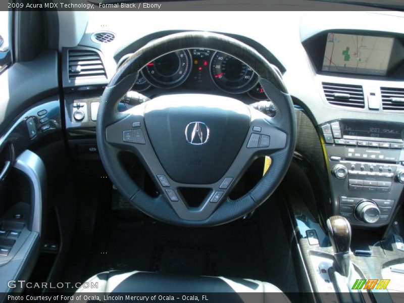 Formal Black / Ebony 2009 Acura MDX Technology