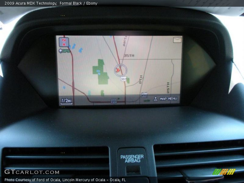 Formal Black / Ebony 2009 Acura MDX Technology