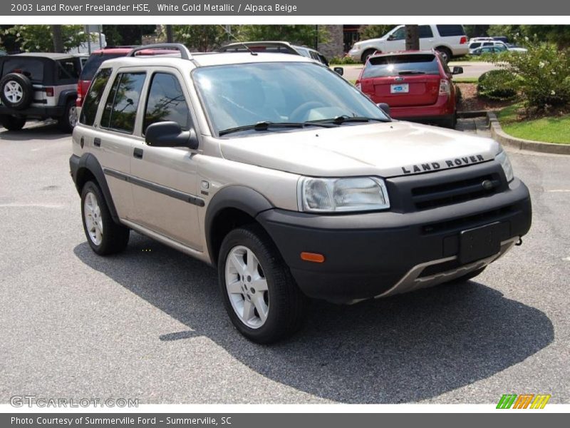 White Gold Metallic / Alpaca Beige 2003 Land Rover Freelander HSE