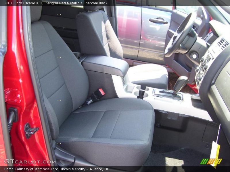 Sangria Red Metallic / Charcoal Black 2010 Ford Escape XLT