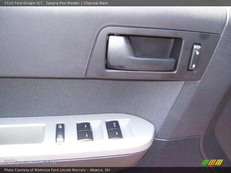 Sangria Red Metallic / Charcoal Black 2010 Ford Escape XLT
