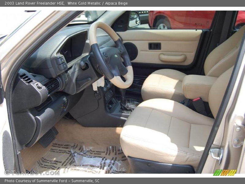 White Gold Metallic / Alpaca Beige 2003 Land Rover Freelander HSE