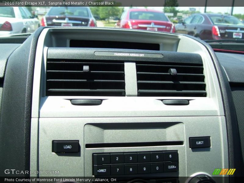 Sangria Red Metallic / Charcoal Black 2010 Ford Escape XLT