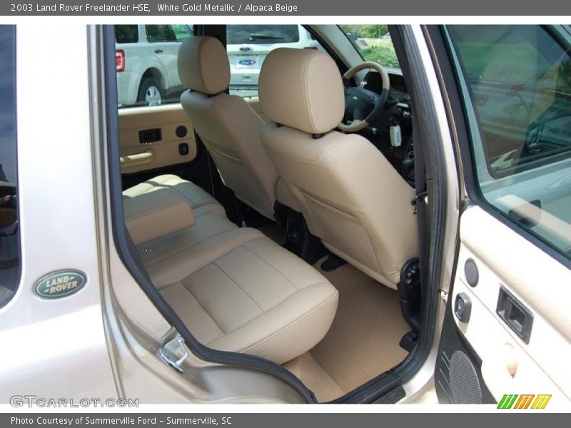 White Gold Metallic / Alpaca Beige 2003 Land Rover Freelander HSE