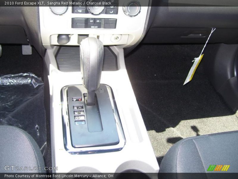 Sangria Red Metallic / Charcoal Black 2010 Ford Escape XLT