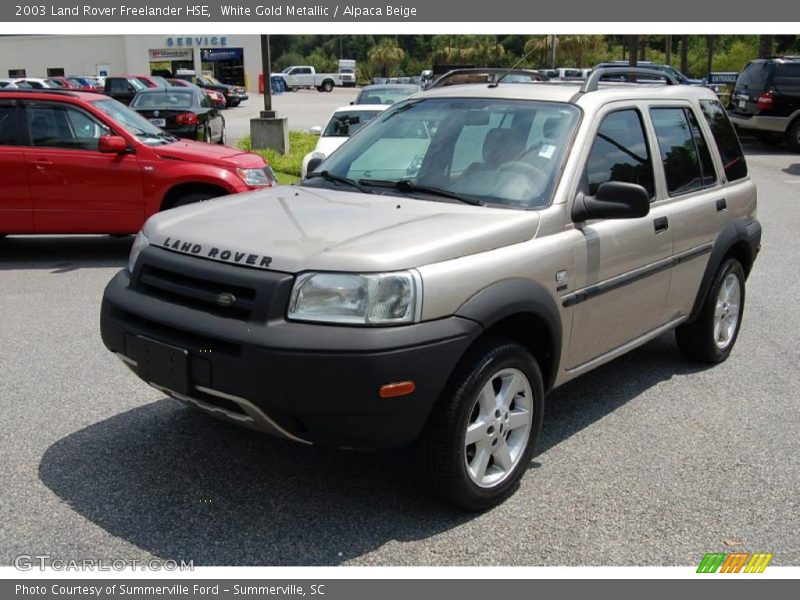 White Gold Metallic / Alpaca Beige 2003 Land Rover Freelander HSE