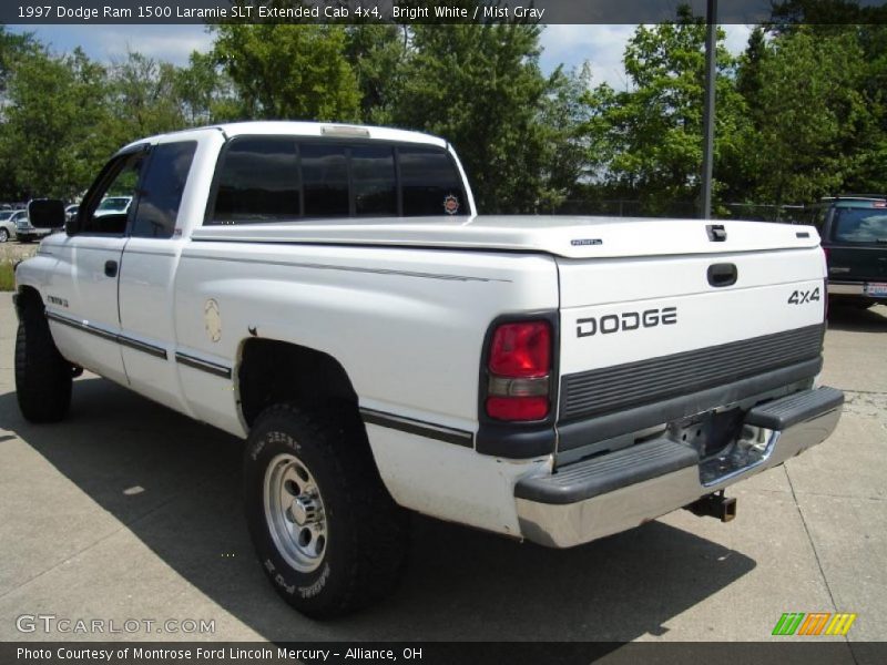 Bright White / Mist Gray 1997 Dodge Ram 1500 Laramie SLT Extended Cab 4x4