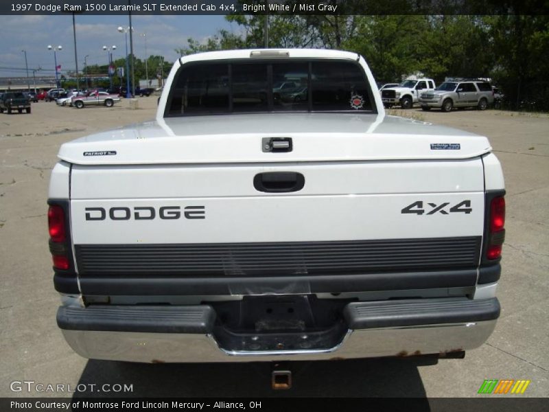 Bright White / Mist Gray 1997 Dodge Ram 1500 Laramie SLT Extended Cab 4x4