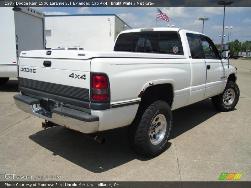 Bright White / Mist Gray 1997 Dodge Ram 1500 Laramie SLT Extended Cab 4x4