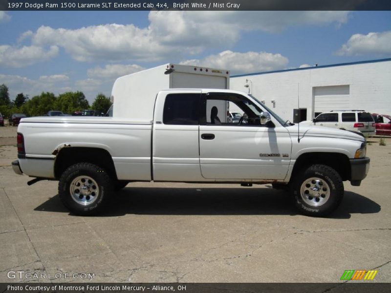 Bright White / Mist Gray 1997 Dodge Ram 1500 Laramie SLT Extended Cab 4x4