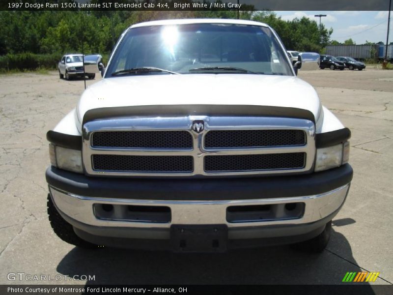Bright White / Mist Gray 1997 Dodge Ram 1500 Laramie SLT Extended Cab 4x4