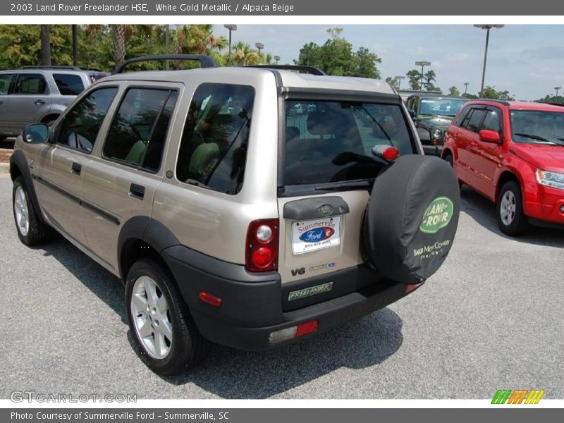 White Gold Metallic / Alpaca Beige 2003 Land Rover Freelander HSE