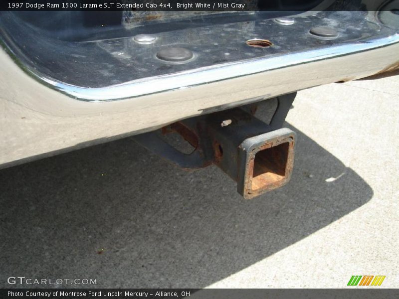Bright White / Mist Gray 1997 Dodge Ram 1500 Laramie SLT Extended Cab 4x4