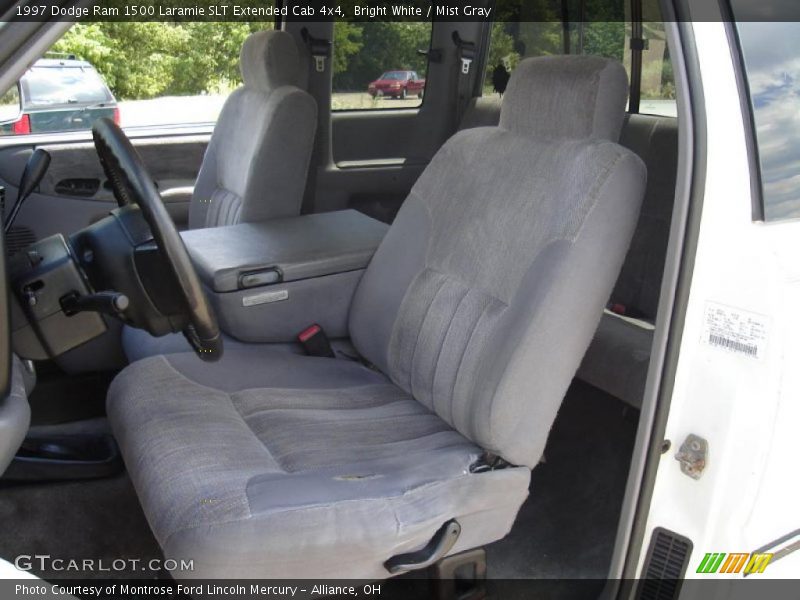Bright White / Mist Gray 1997 Dodge Ram 1500 Laramie SLT Extended Cab 4x4