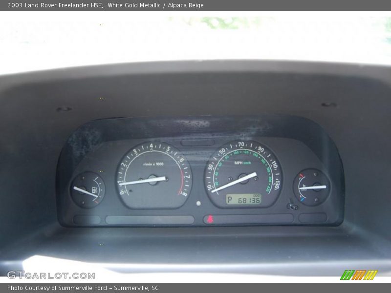 White Gold Metallic / Alpaca Beige 2003 Land Rover Freelander HSE
