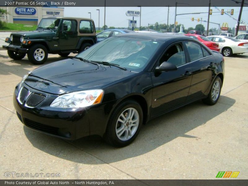 Black / Ebony 2007 Pontiac G6 Sedan