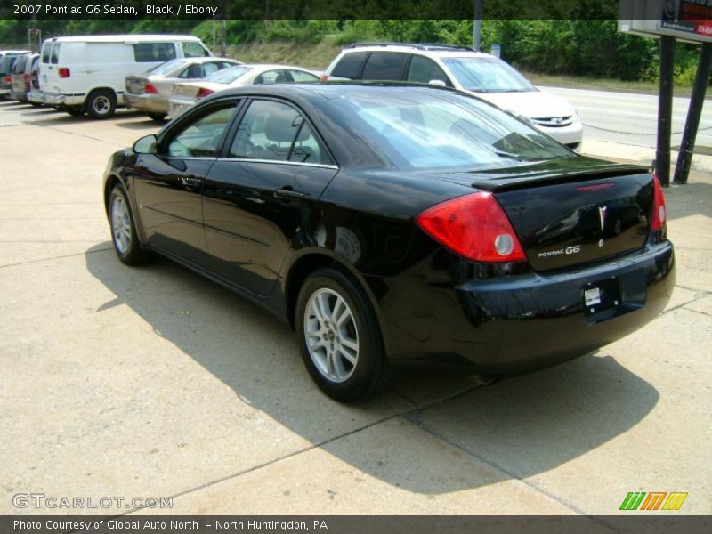 Black / Ebony 2007 Pontiac G6 Sedan