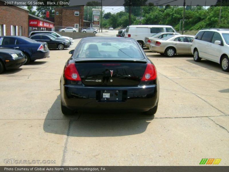 Black / Ebony 2007 Pontiac G6 Sedan