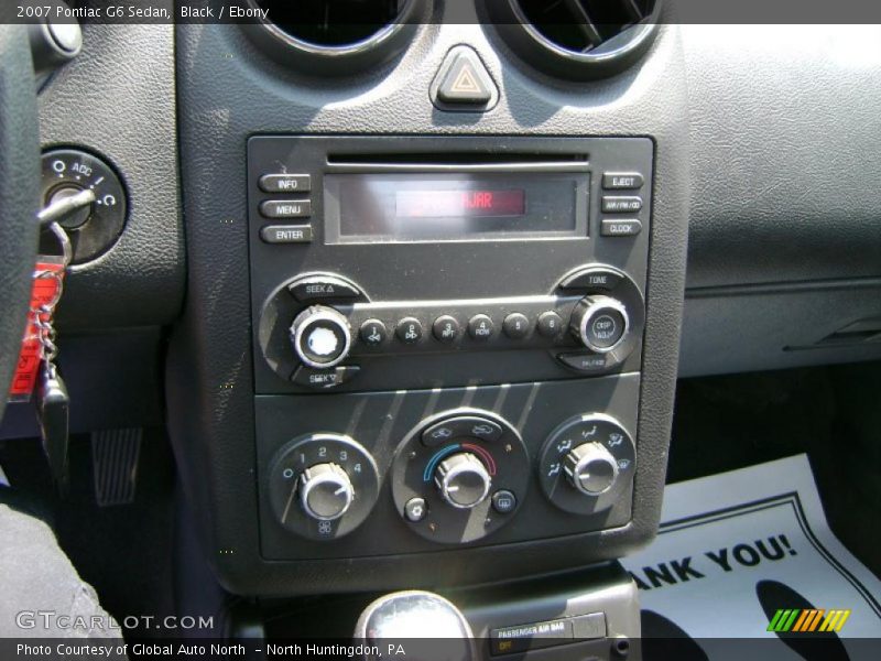 Black / Ebony 2007 Pontiac G6 Sedan