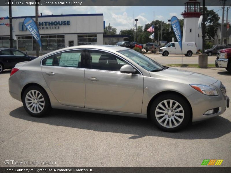 Stone Metallic / Ebony 2011 Buick Regal CXL