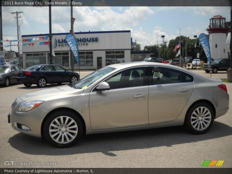 Stone Metallic / Ebony 2011 Buick Regal CXL