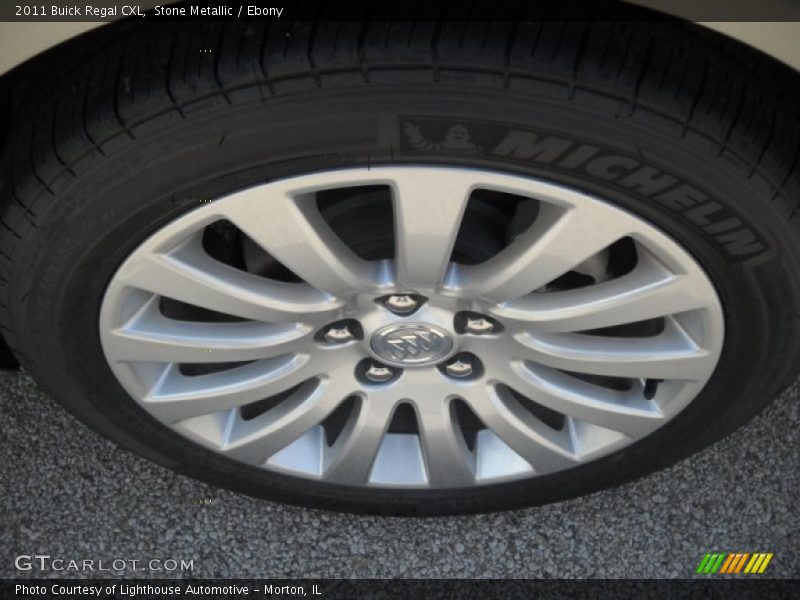 Stone Metallic / Ebony 2011 Buick Regal CXL